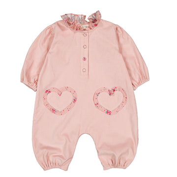 Fine Cord Heart One Piece