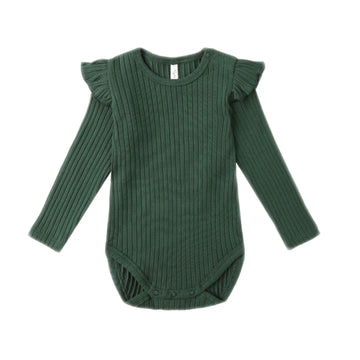 Shoulder Ruffle Bodysuit