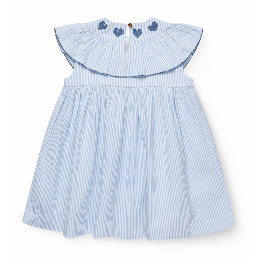 Blue  Seersucker Dress