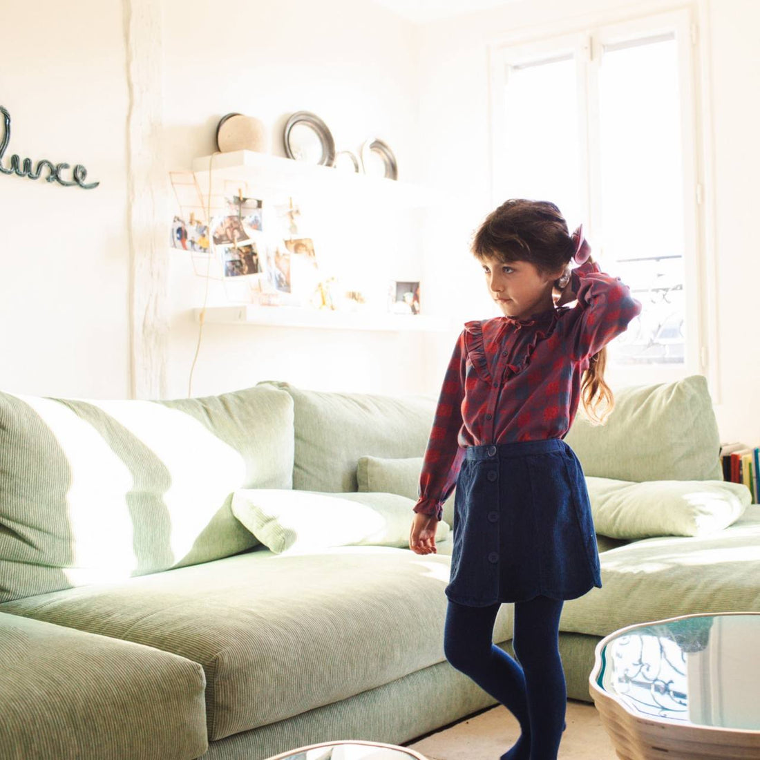 Tunic Imani & Skirt Teacher Set - Navy