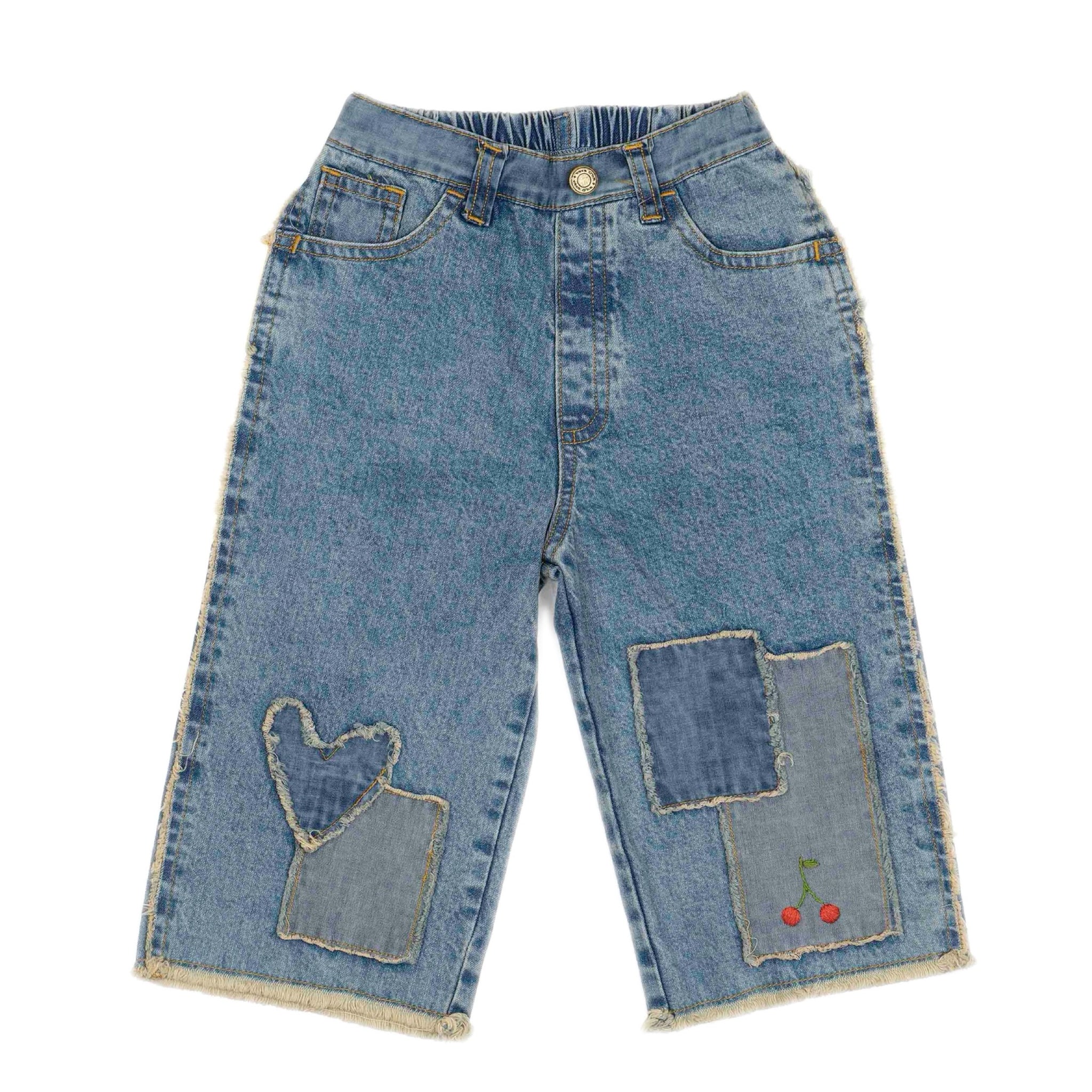 Patchwork Heart Jeans
