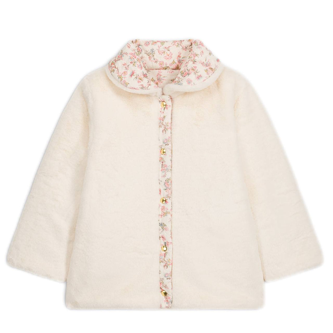 Dalila Reversible Coat - Cream Carnation Vale