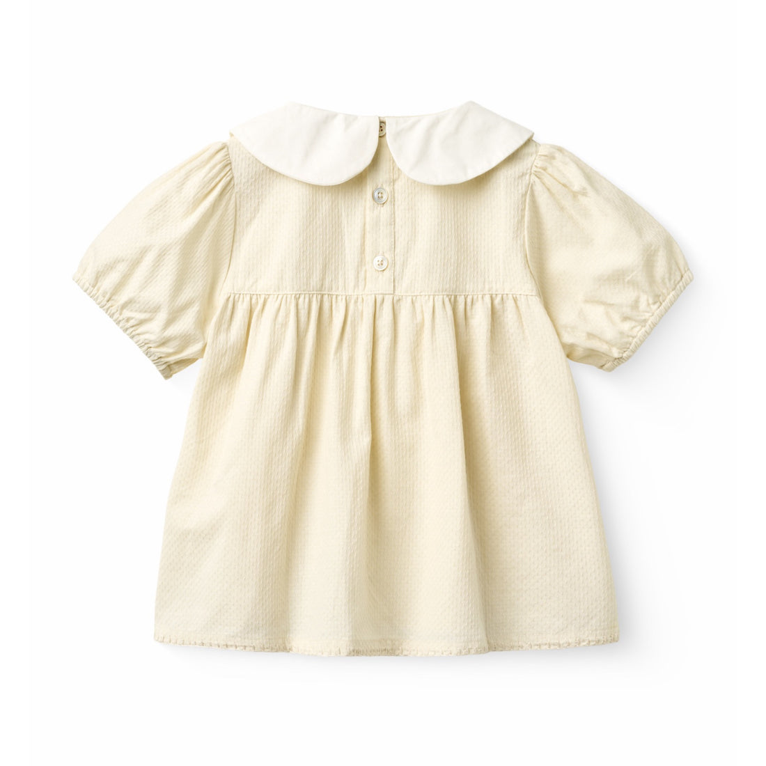 Embroidery Collar Blouse and Skirt Set