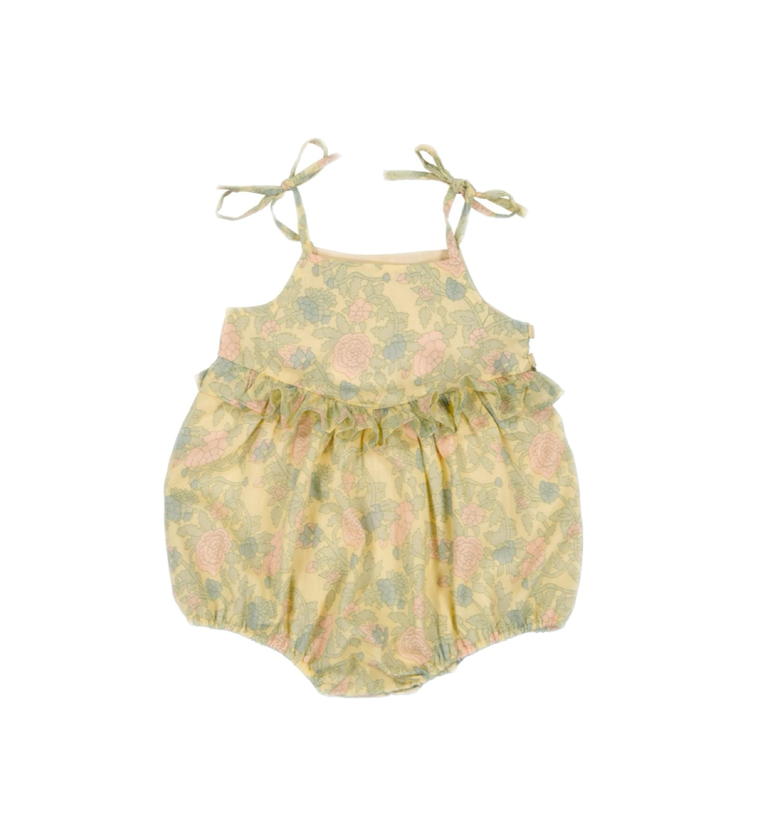 Romance Romper in Indian Flower