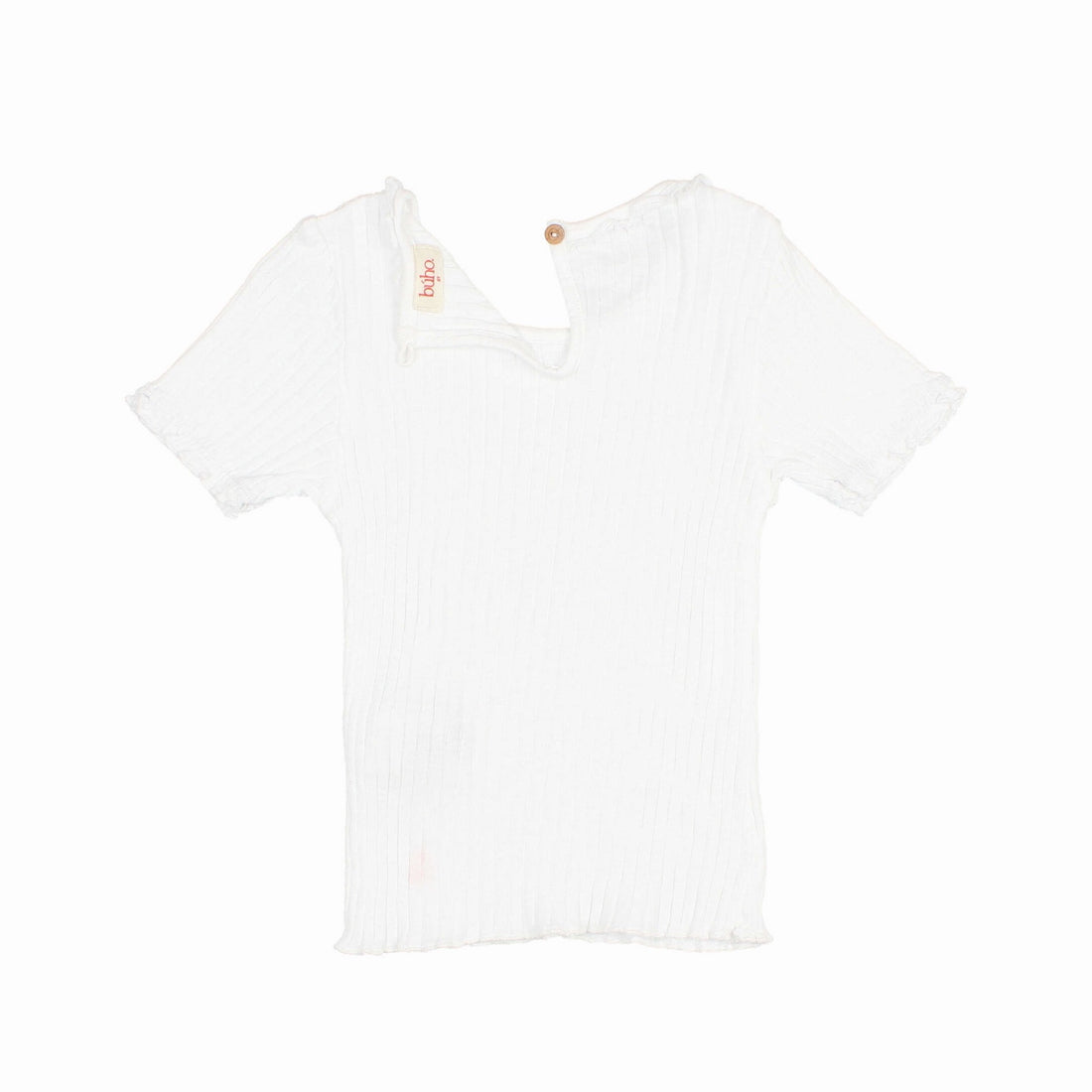 Rib Collar T-Shirt and Bali Skirt Set