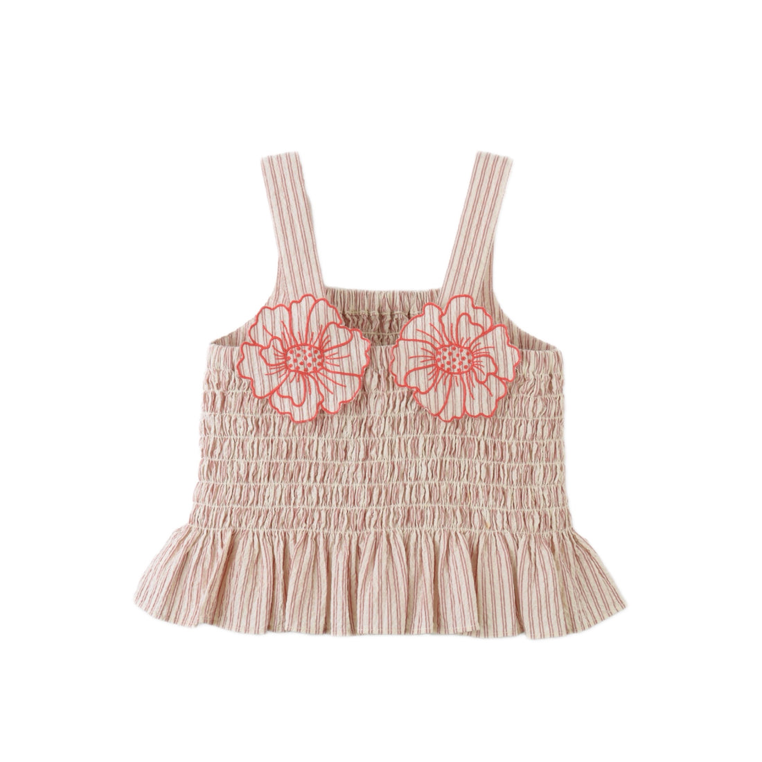 Josephine Striped Peplum top and Skort Set