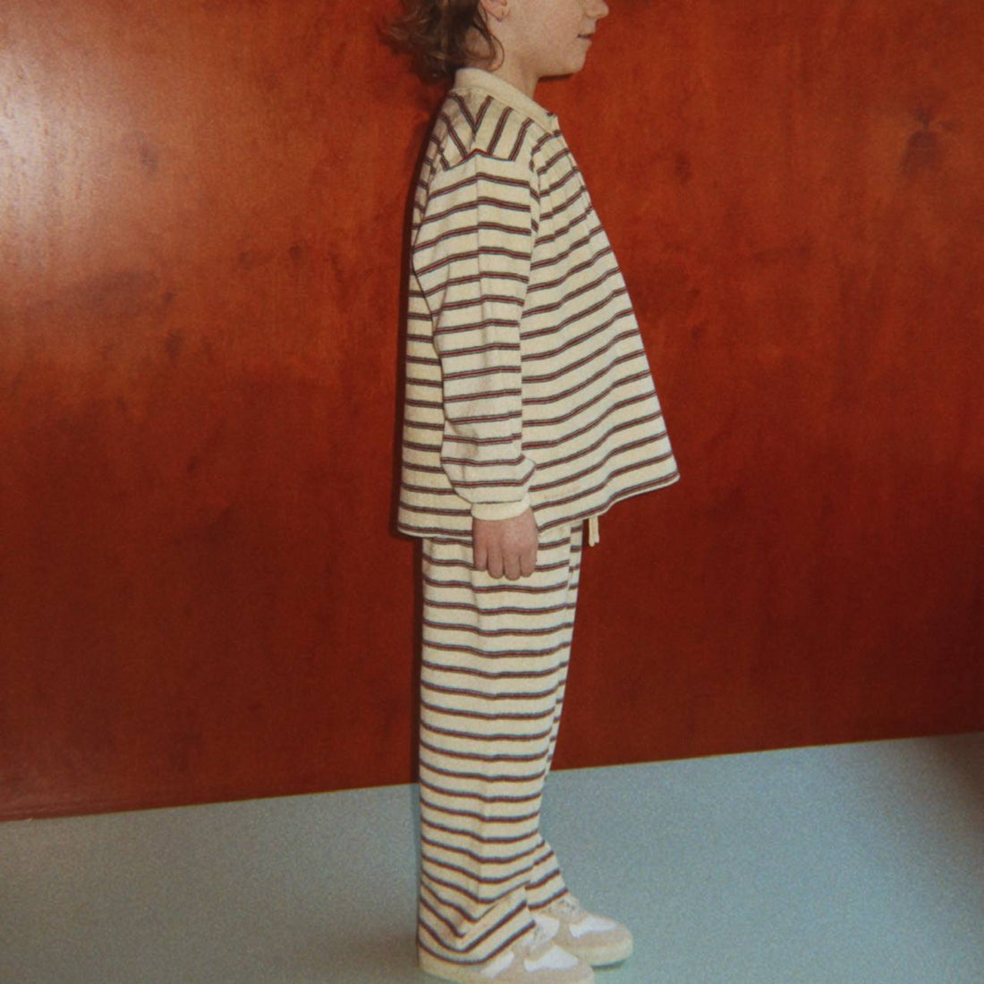 Itty Set GOTS - Classroom Stripe