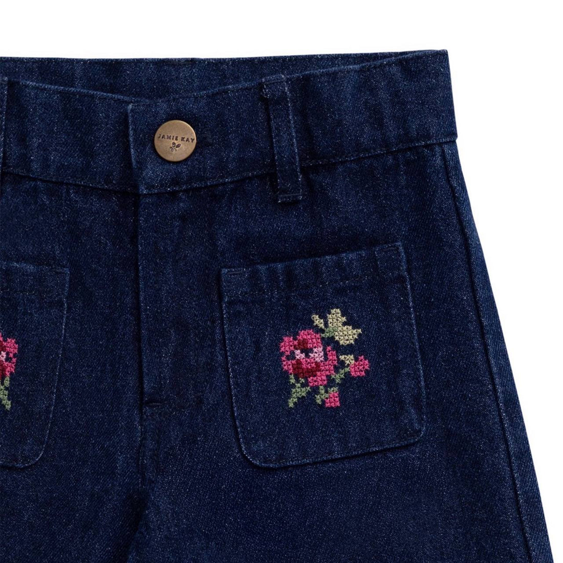 Ines Pant - Deep Sea Denim Orchid Rose