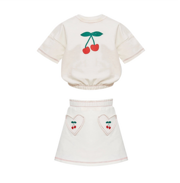 Cherry Skirt Set