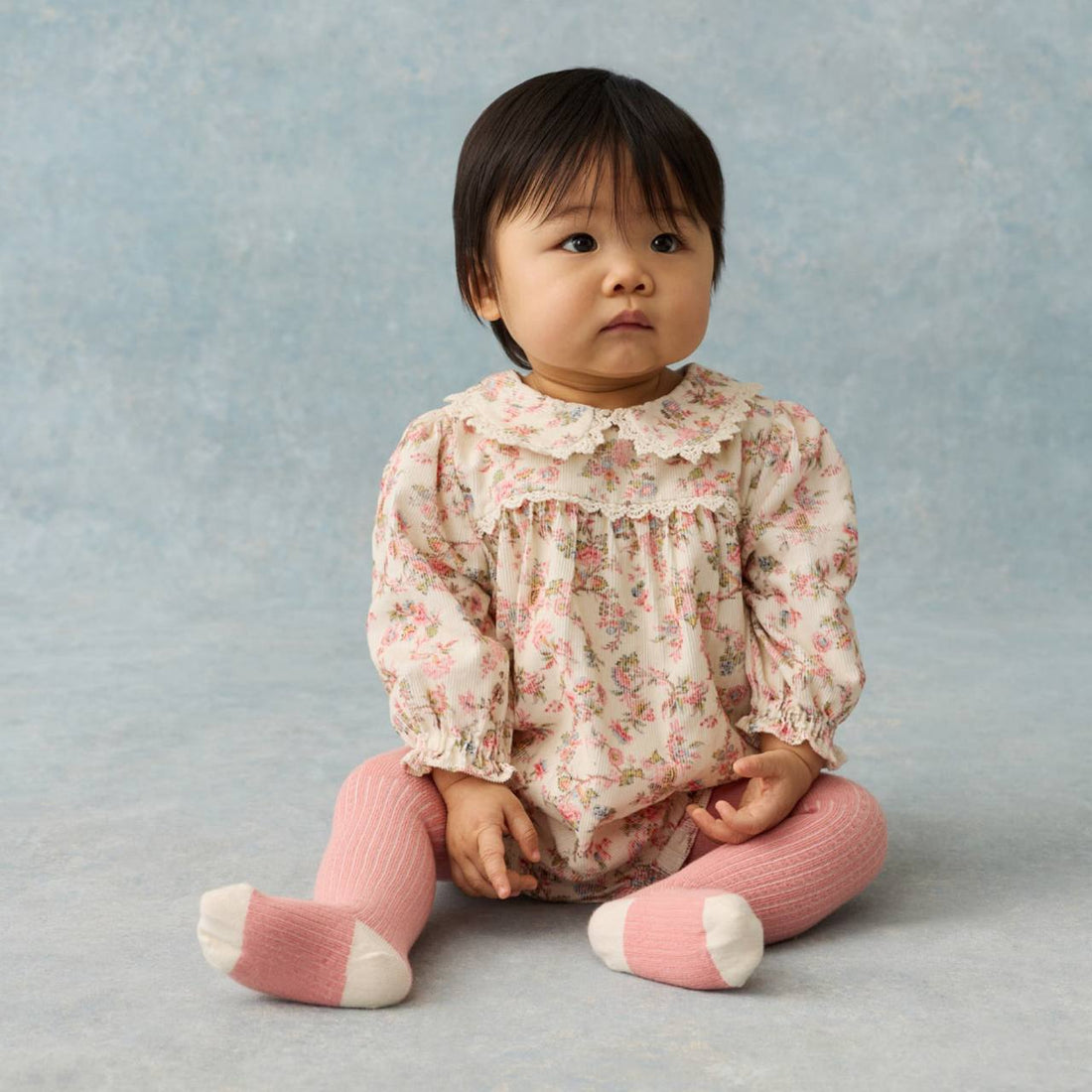 Chouchou Rompers - Cream Carnation Vale