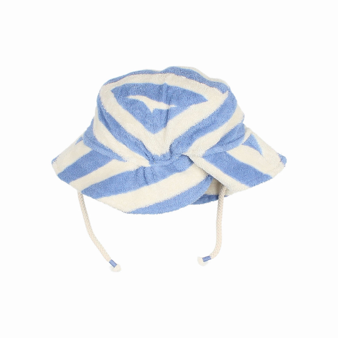 Terry Stripes Hat in Bluette