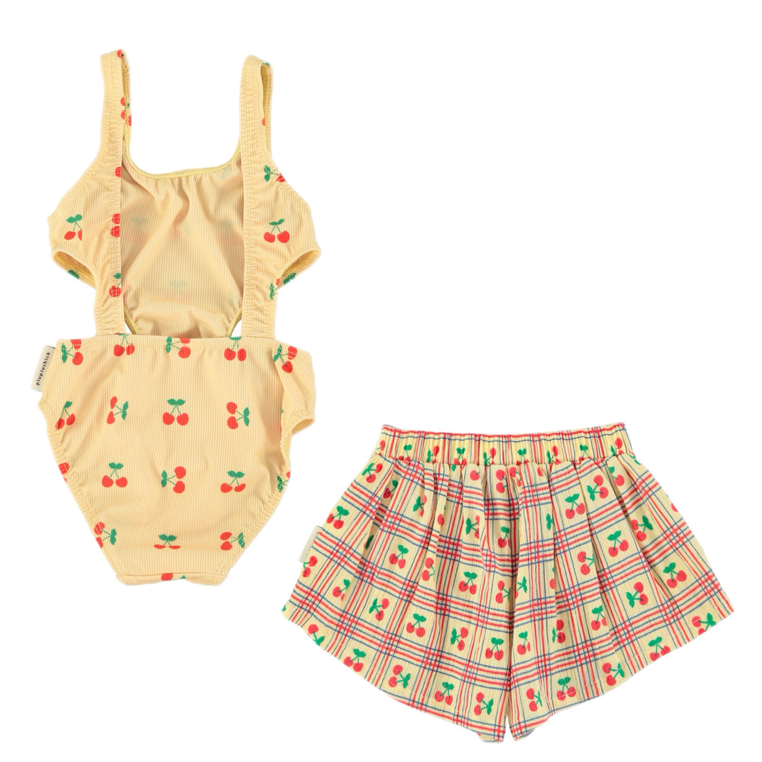 Light Yellow V-Front Shorts