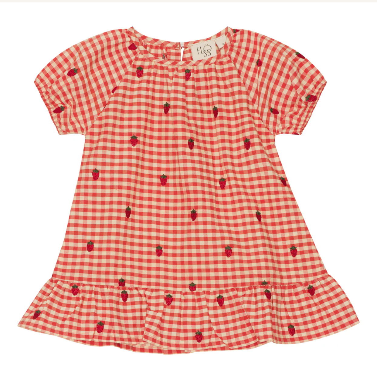 Berry Gingham Molly Dress