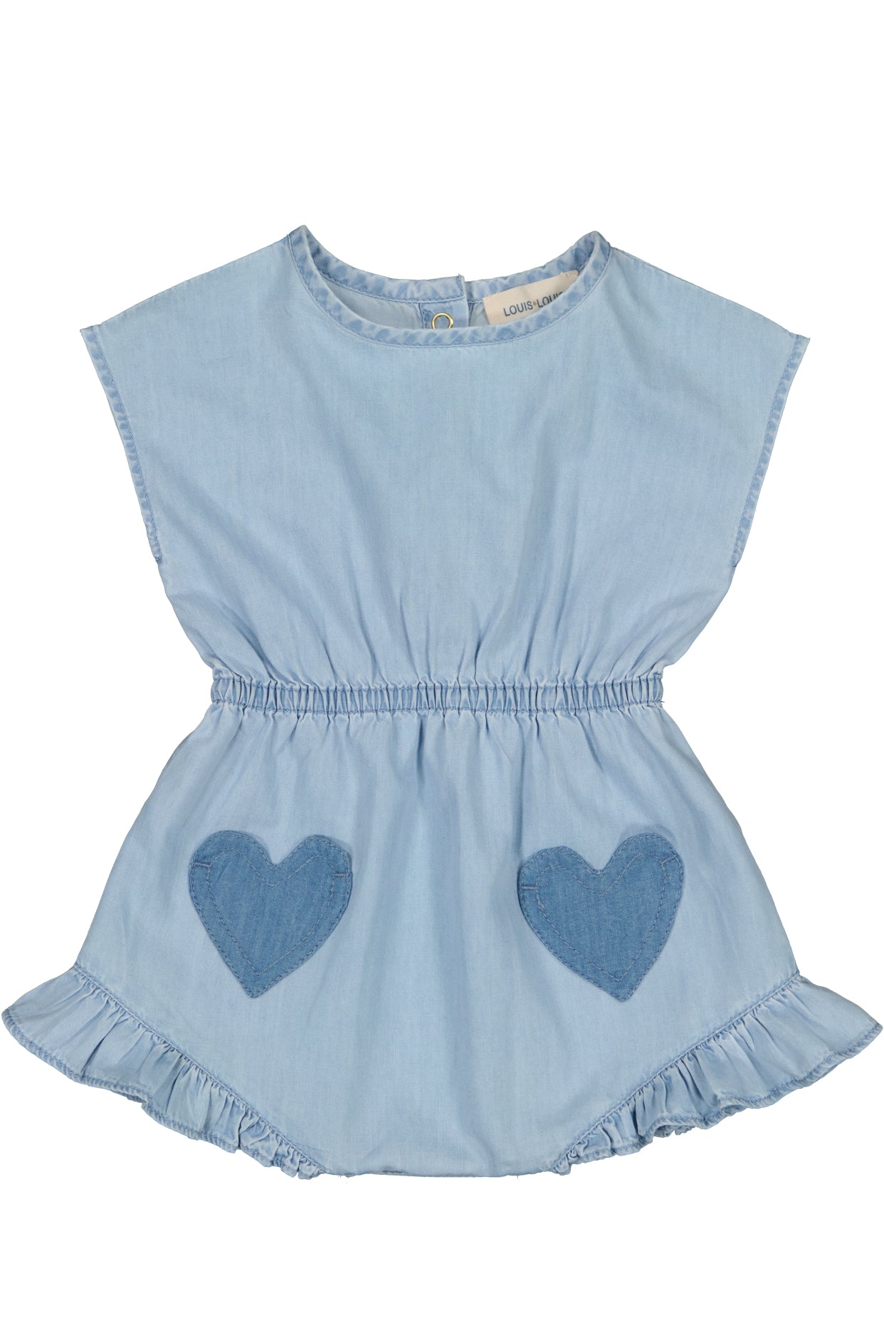 Leya Denim Heart Romper