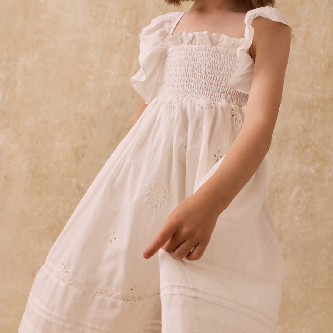 Anaya Eyelet Dress