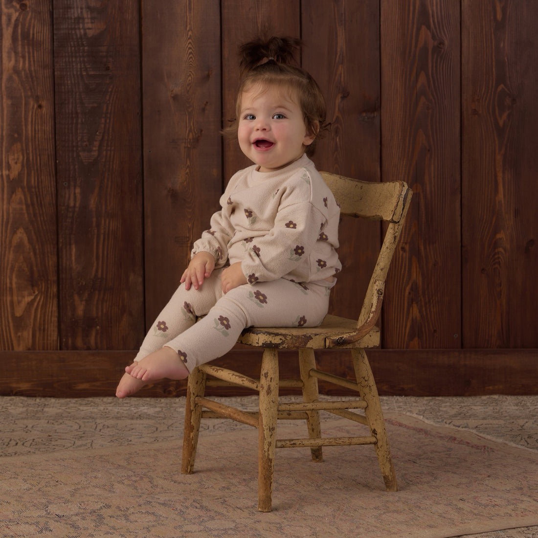 Spongey Knit Set - Petal Daisy