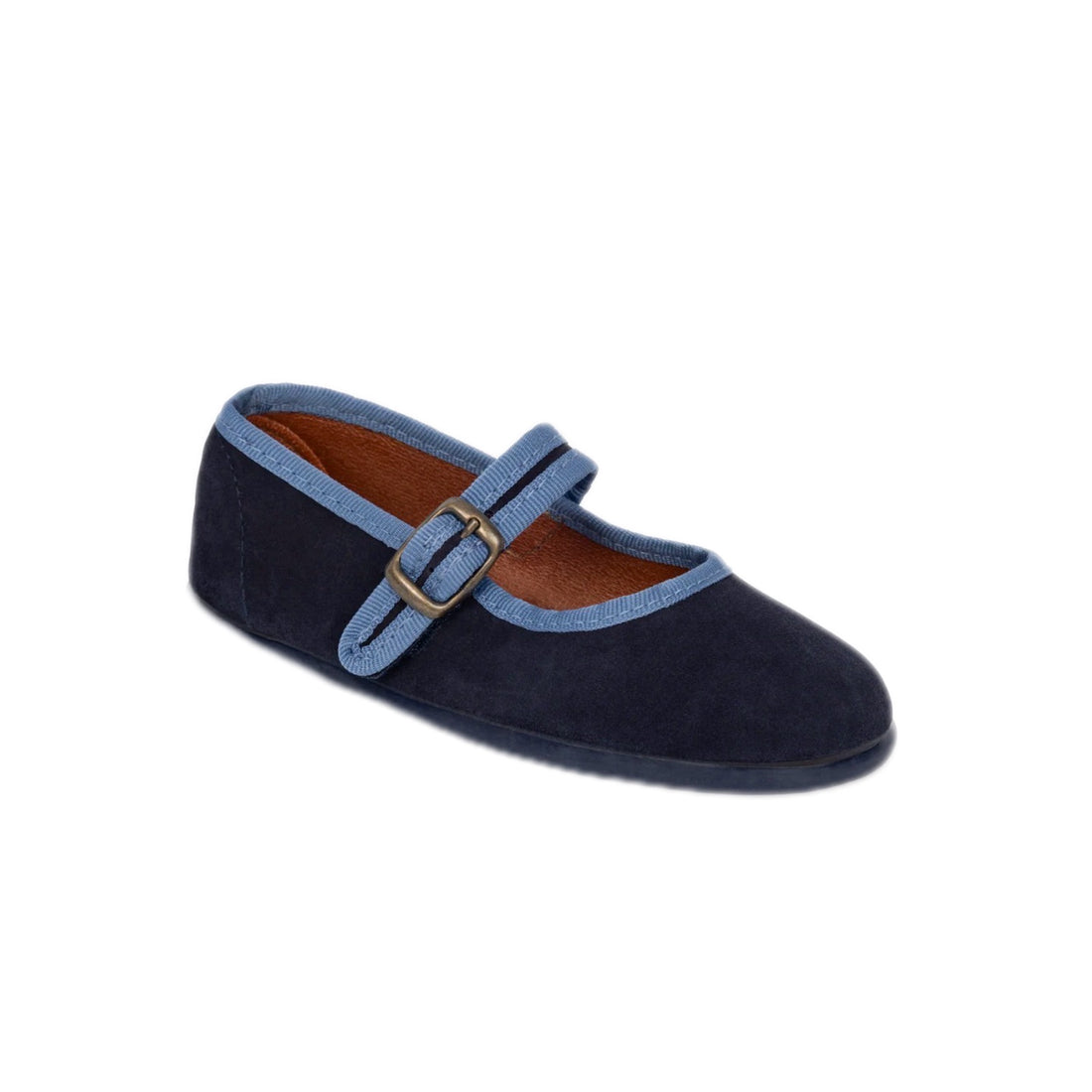 Suede Mary Janes in Millau