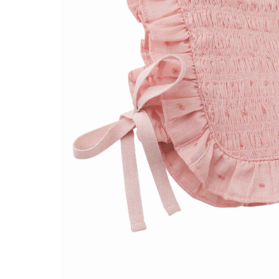 Alexa Textured Blouse and Shorts Set with Bows