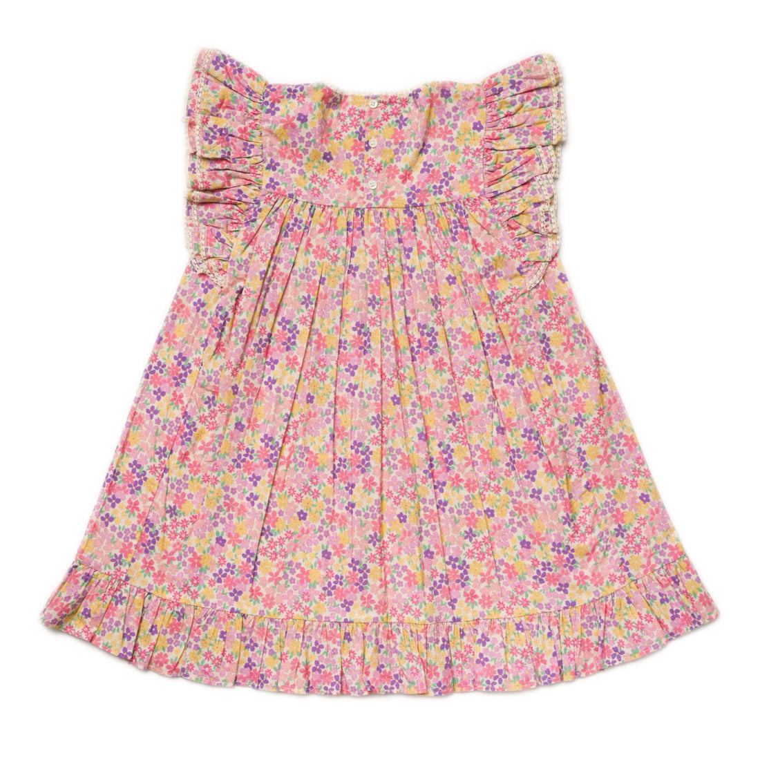 Sita Dress in Emma Floral Purple