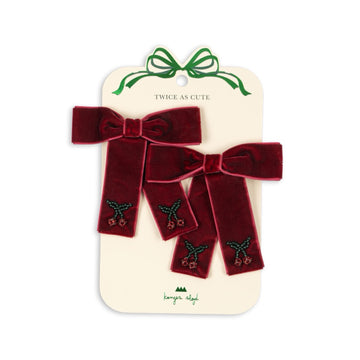 2 Pack Juliette Bow Hair Clip