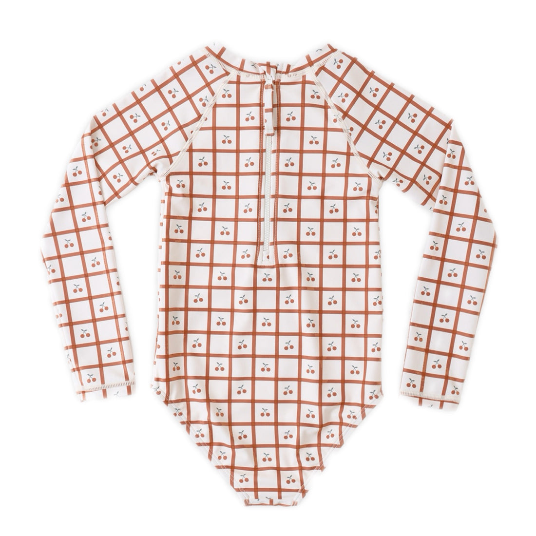 Delphine Rashguard in Cherry Check