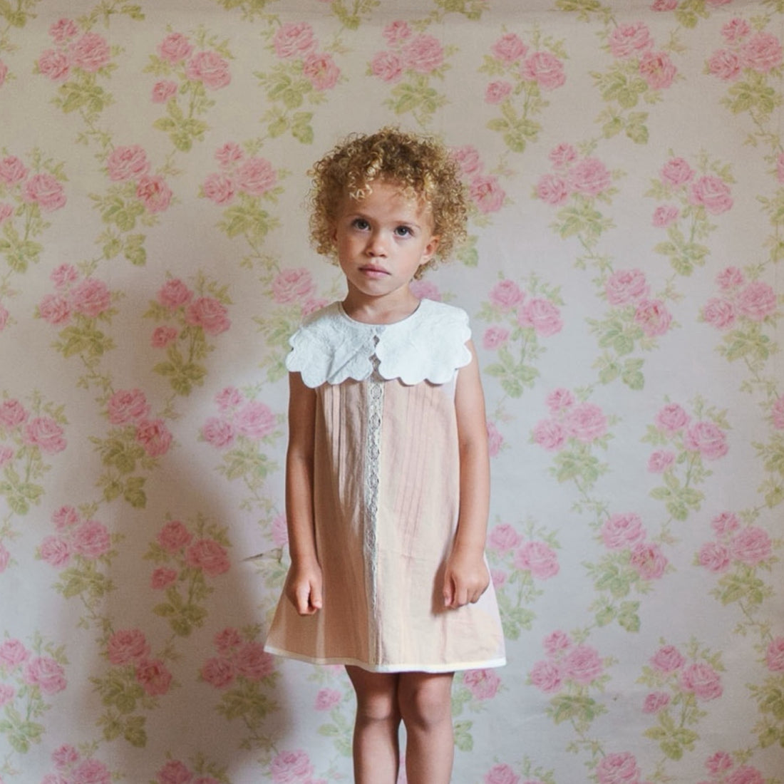 Hannah Dress - Powder