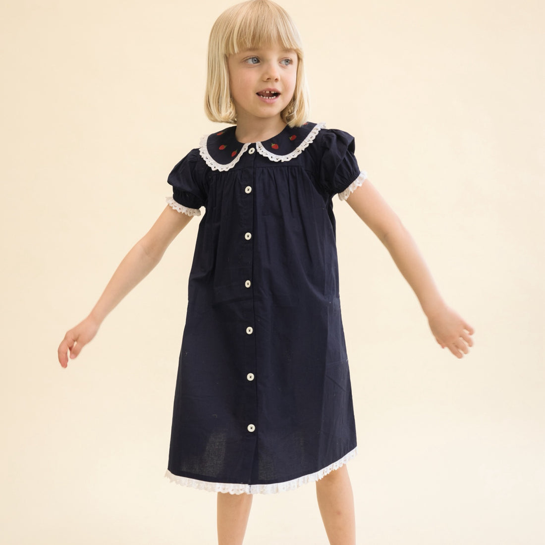 Aja Dress - New Navy