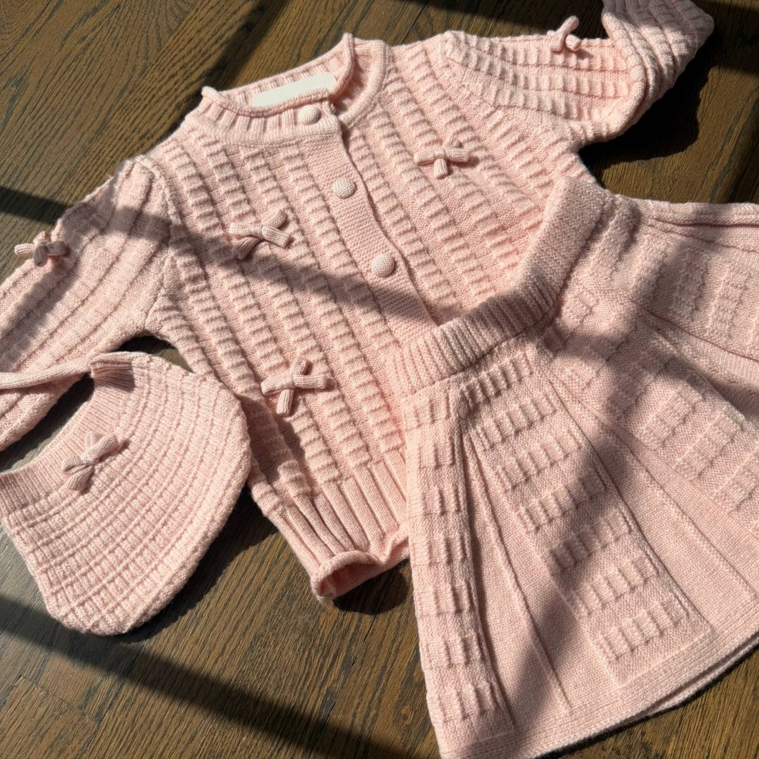 Rose Knit 3 Piece Set