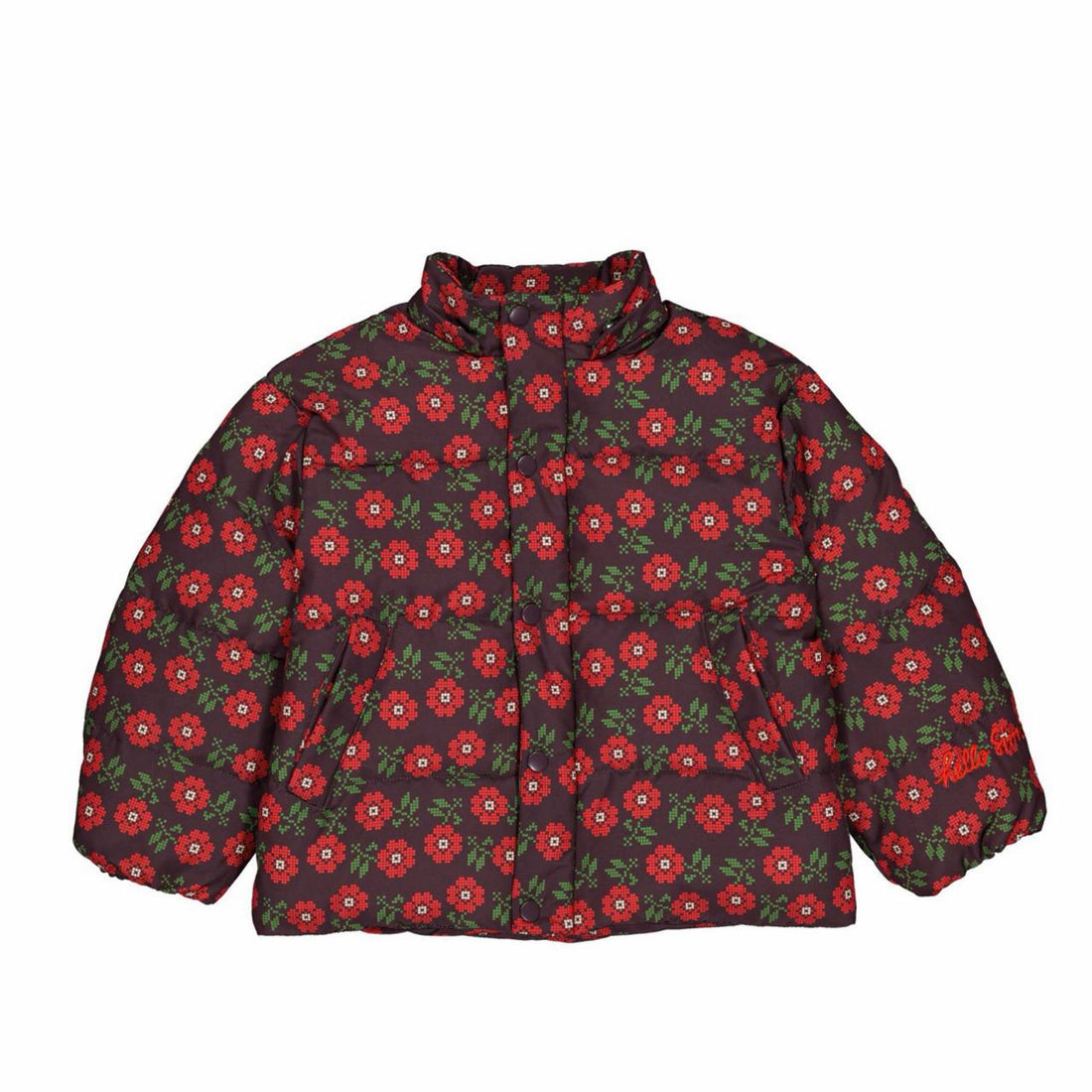 Alixa Puffed Jacket - Poppy