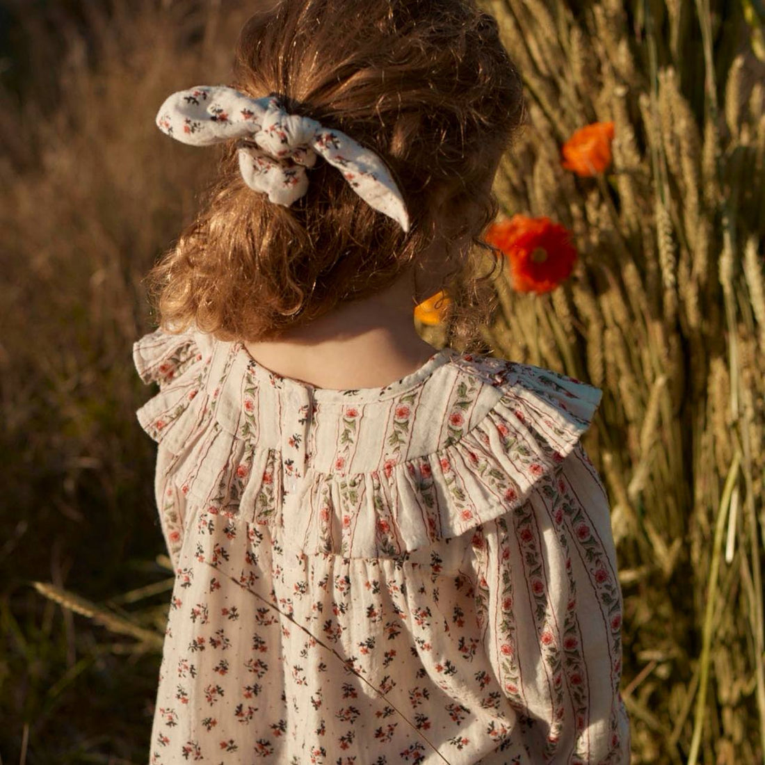 Scrunchie Chloe - Cream Pink Sorrel