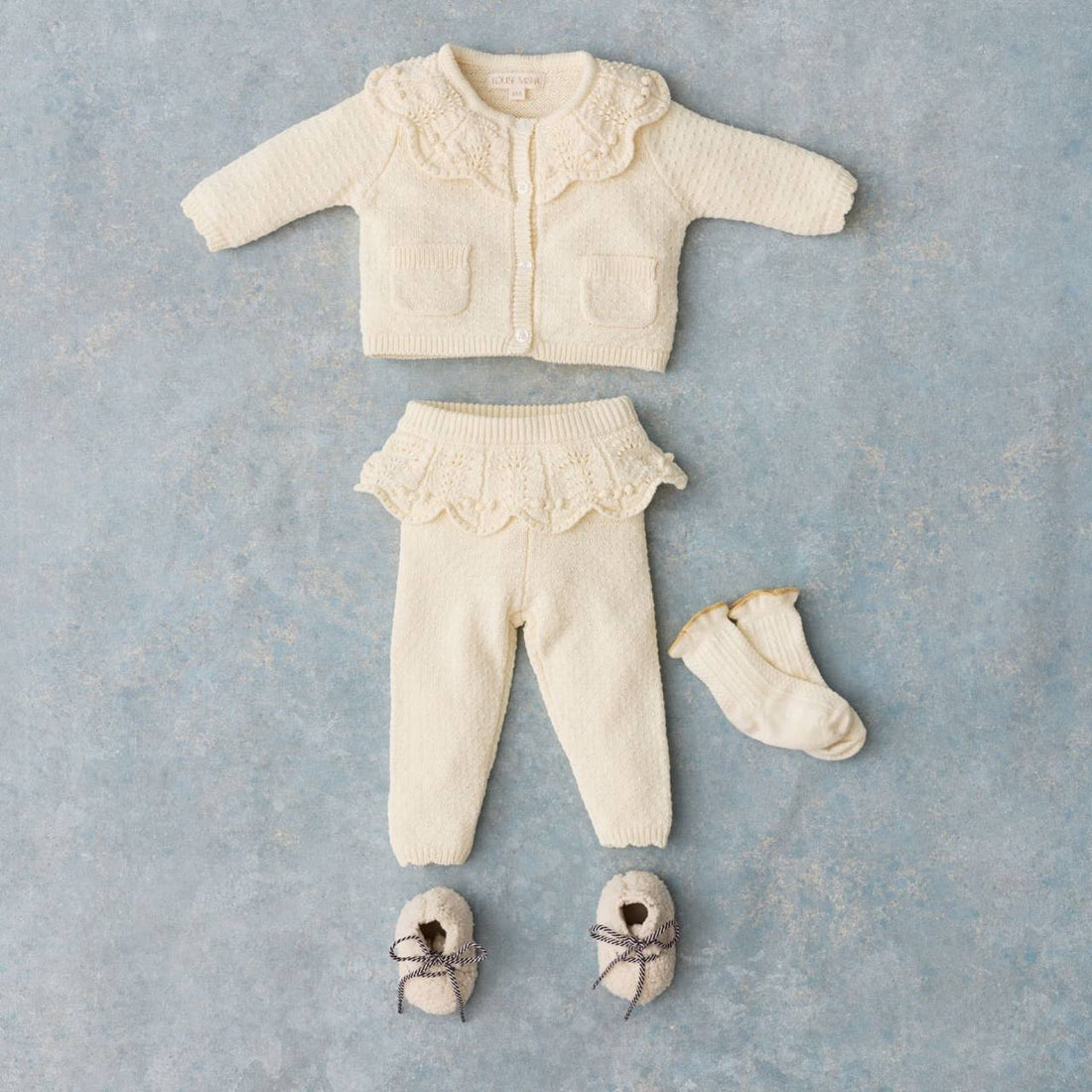 Top Bottom Williane Set - Cream